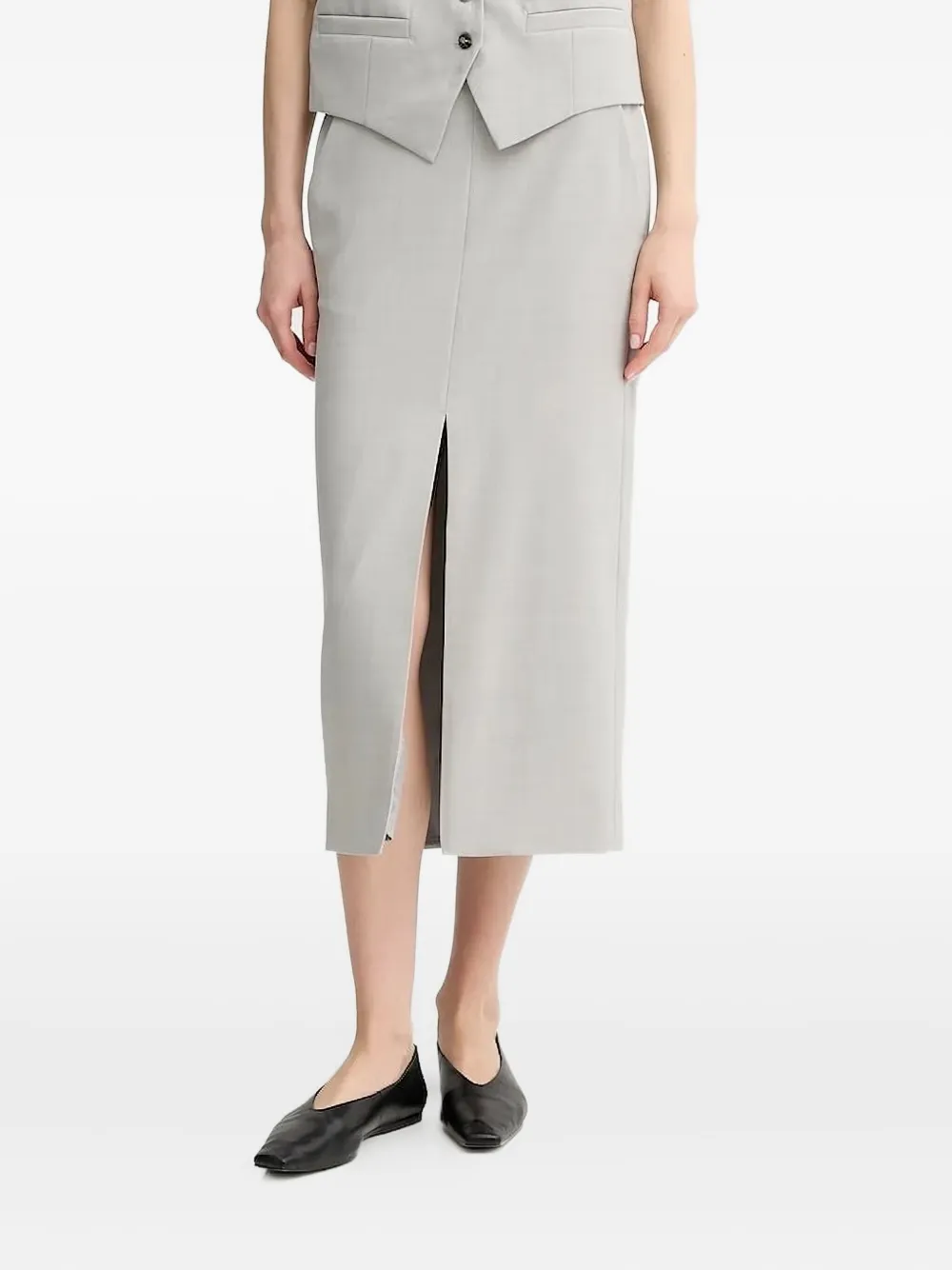 Юбка миди с разрезом Day Birger Et Mikkelsen, серый
Юбка миди с разрезом Day Birger Et Mikkelsen, серый