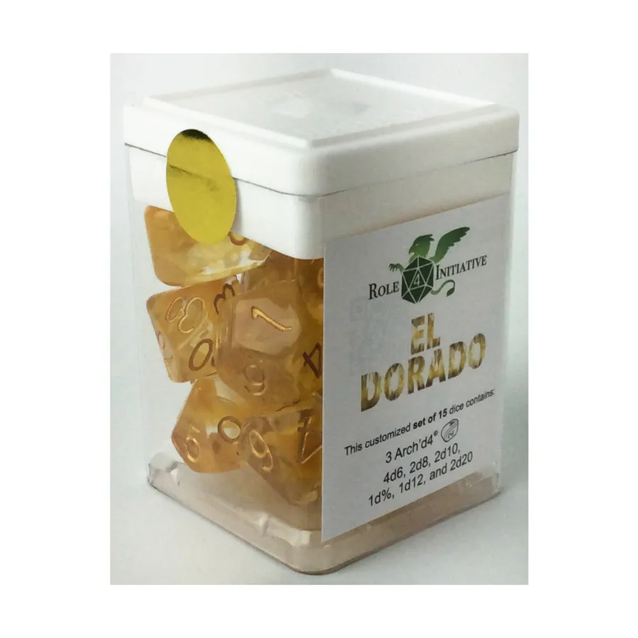 Многогранные игральные кости – Эльдорадо, Arch'd4 (15), Game Dice - Diffusion (Role 4 Initiative)
Многогранные игральные кости – Эльдорадо, Arch'd4 (15), Game Dice - Diffusion (Role 4 Initiative)