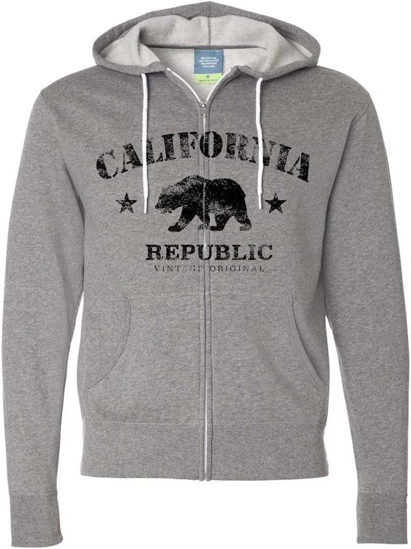 Калифорния республика винтажный худи с молнией Dolphin Shirt Co
Калифорния республика винтажный худи с молнией Dolphin Shirt Co