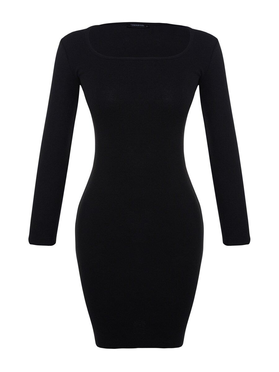 Вязаное платье Trendyol, черный
Вязаное платье Trendyol, черный