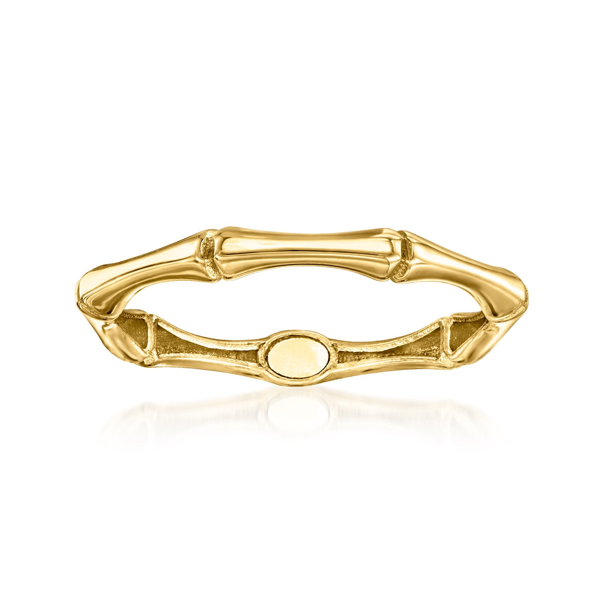 Кольцо Canaria Italian в стиле бамбука из желтого золота 10 карат Canaria Fine Jewelry, желтый
Кольцо Canaria Italian в стиле бамбука из желтого золота 10 карат Canaria Fine Jewelry, желтый