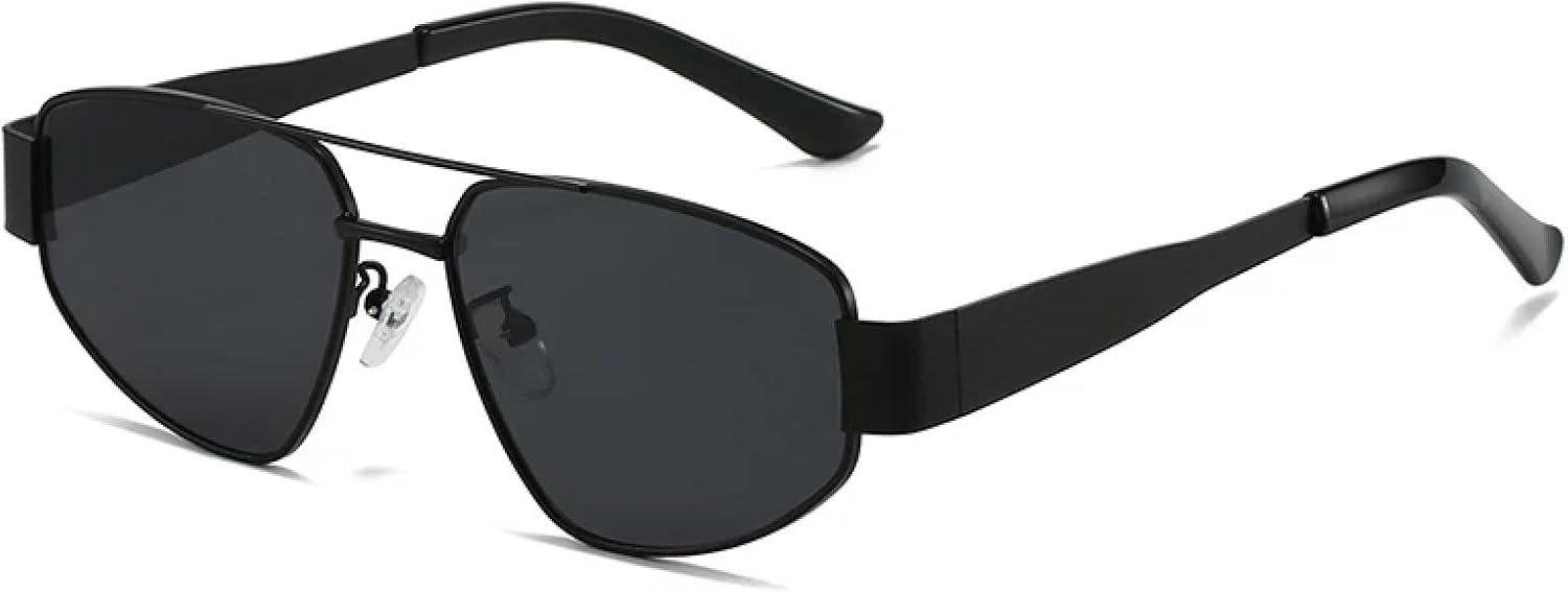 Солнцезащитные очки с защитой от УФ-излучения UV400 для женщин и мужчин | Металлические двойные перемычки, оправа «кошачий глаз», темно-зеленые | для занятий спортом на открытом воздухе DSVIGF, Black Gray
Солнцезащитные очки с защитой от УФ-излучения UV400 для женщин и мужчин | Металлические двойные перемычки, оправа «кошачий глаз», темно-зеленые | для занятий спортом на открытом воздухе DSVIGF, Black Gray