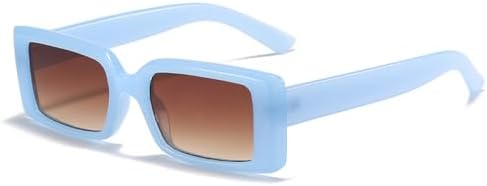 Ретро прямоугольные солнцезащитные очки для женщин, модные очки сине-зеленого цвета, мужские квадратные очки с защитой от УФ-излучения UV400 и градиентом цвета MTZJH, Jelly Blue Tea
Ретро прямоугольные солнцезащитные очки для женщин, модные очки сине-зеленого цвета, мужские квадратные очки с защитой от УФ-излучения UV400 и градиентом цвета MTZJH, Jelly Blue Tea