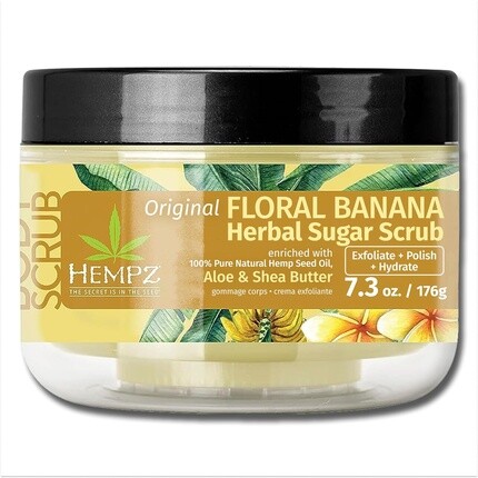 Сахарный скраб для тела Original Floral & Bananas Полностью натуральный отшелушивающий Hempz
Сахарный скраб для тела Original Floral & Bananas Полностью натуральный отшелушивающий Hempz