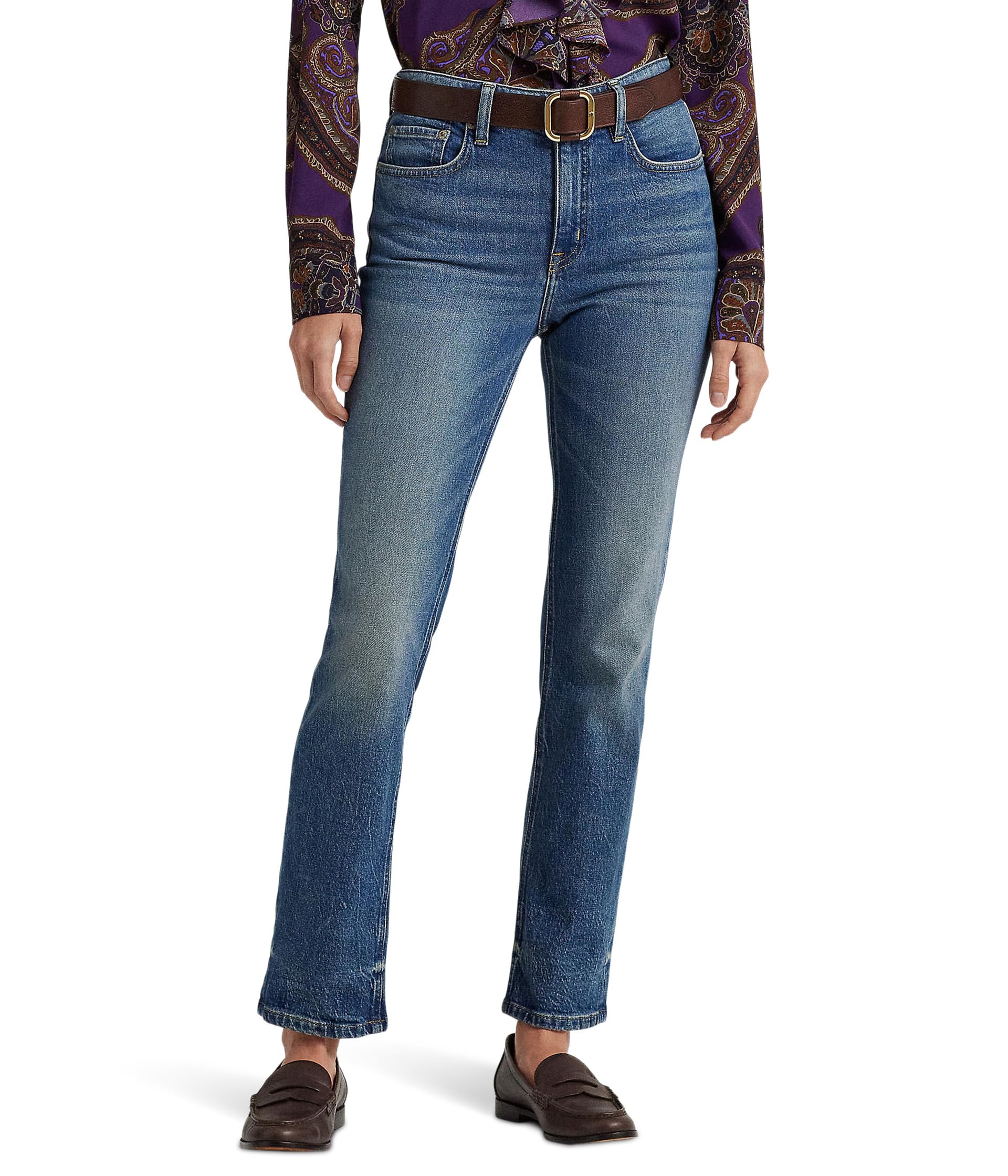 Джинсы Lauren Ralph Lauren High-Rise Straight Ankle Jeans In City Blue Wash, City Blue Wash
Джинсы Lauren Ralph Lauren High-Rise Straight Ankle Jeans In City Blue Wash, City Blue Wash