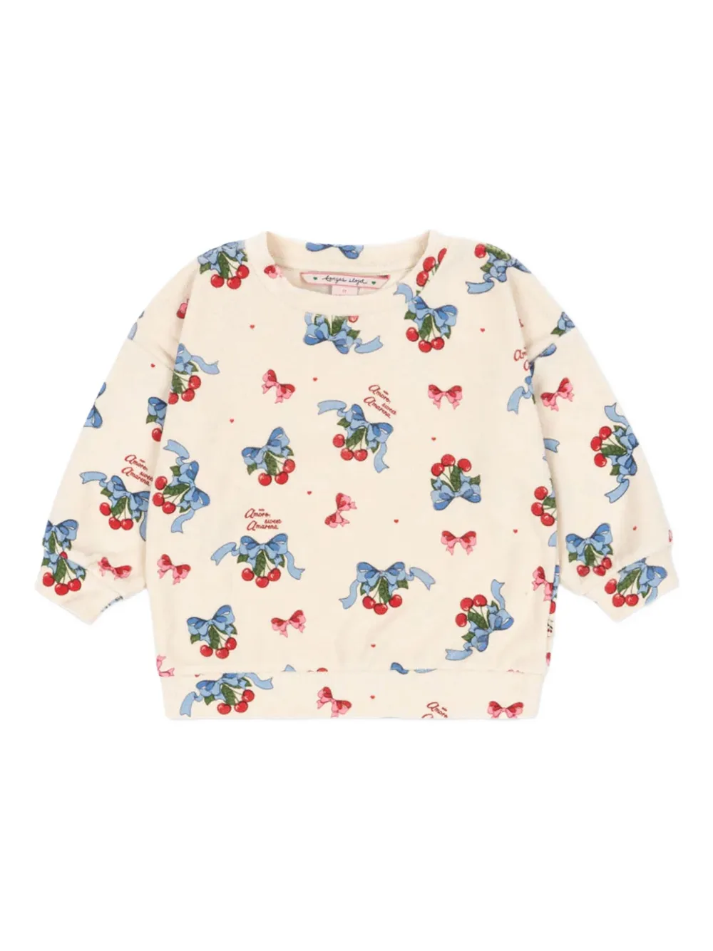 Свитер Itty с вишнями и бантиком Konges Sløjd, нейтральный
Свитер Itty с вишнями и бантиком Konges Sløjd, нейтральный