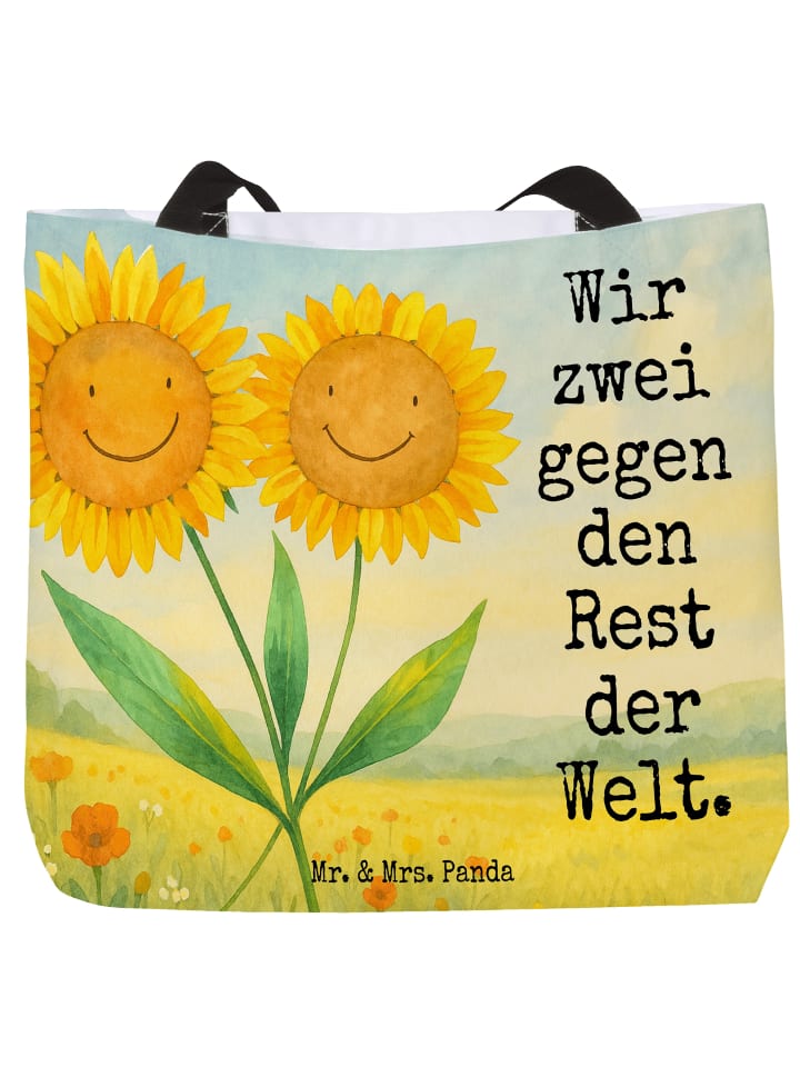 Mr. & Mrs. Panda Белая тканевая сумка с рисунком в виде цветов и подсолнухов и надписью
Mr. & Mrs. Panda Белая тканевая сумка с рисунком в виде цветов и подсолнухов и надписью