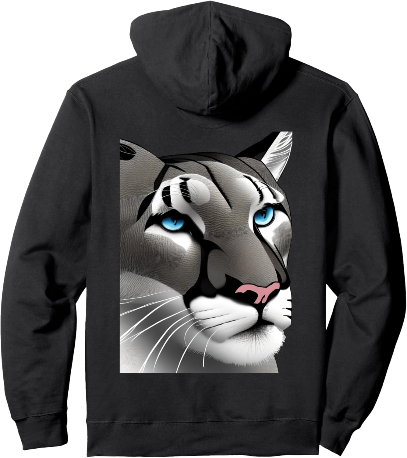 Худи с портретом пумы и горного льва Wild Cat Mountain Lion Feline, черный
Худи с портретом пумы и горного льва Wild Cat Mountain Lion Feline, черный