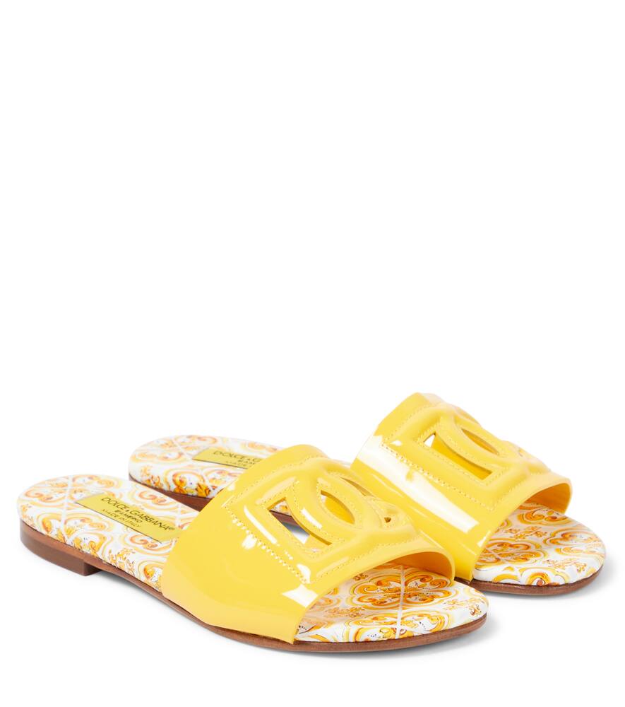 Лаковые мюли Dolce&Gabbana Kids, Azulejos Giallo
Лаковые мюли Dolce&Gabbana Kids, Azulejos Giallo