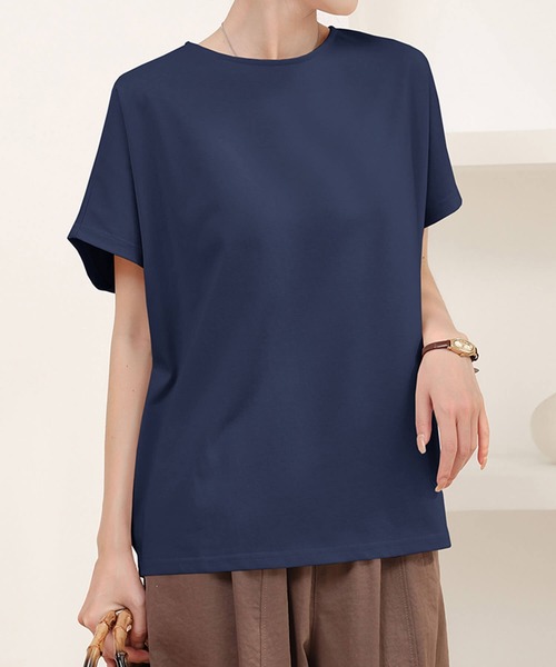 Женская повседневная футболка с рукавом «летучая мышь», 100% хлопок Cinderella, темно-синий
Женская повседневная футболка с рукавом «летучая мышь», 100% хлопок Cinderella, темно-синий