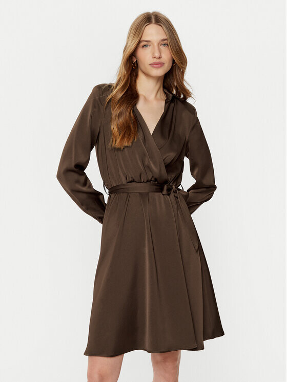 Коктейльное платье стандартного кроя Rinascimento, коричневый
Коктейльное платье стандартного кроя Rinascimento, коричневый