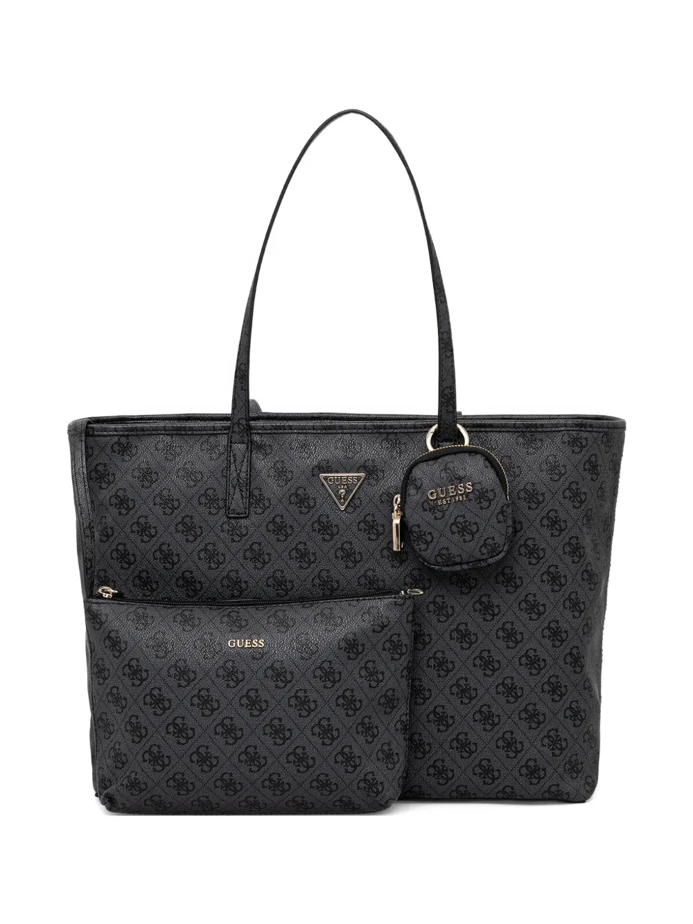 Сумка-тоут с монограммой Guess Usa, черный
Сумка-тоут с монограммой Guess Usa, черный