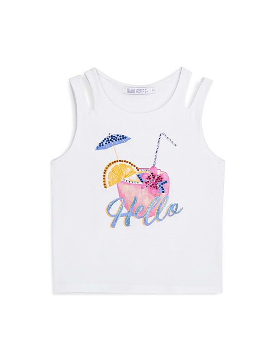 Топ regular fit DFP5282YF Original Marines, белый
Топ regular fit DFP5282YF Original Marines, белый