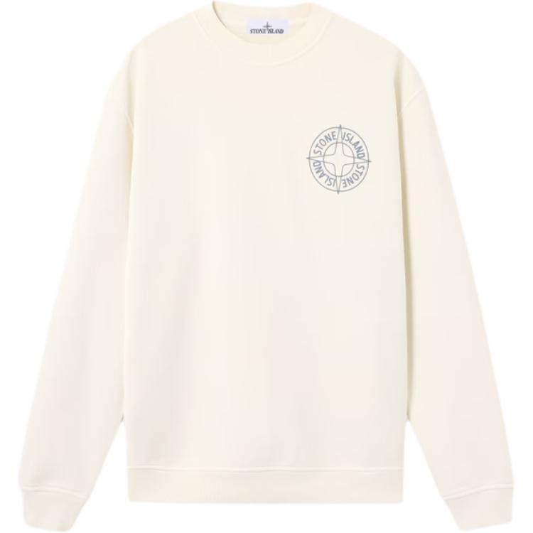 Толстовка с тисненым логотипом Stone Island, айвори
Толстовка с тисненым логотипом Stone Island, айвори