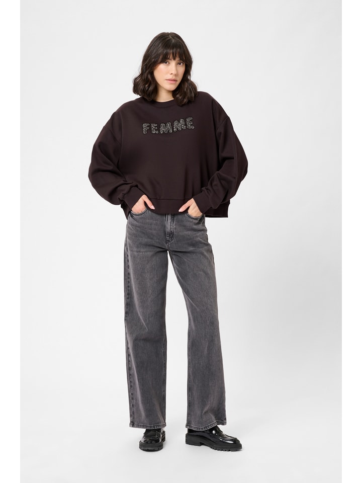 Kaffe Темно-коричневая толстовка
Kaffe Темно-коричневая толстовка