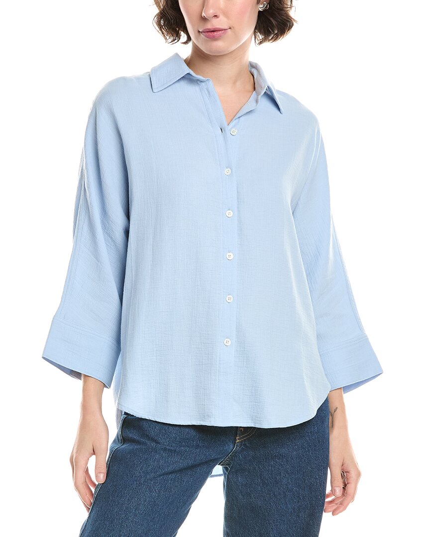 Мадвелл Свободная рубашка из двойного муслина Madewell, синий
Мадвелл Свободная рубашка из двойного муслина Madewell, синий