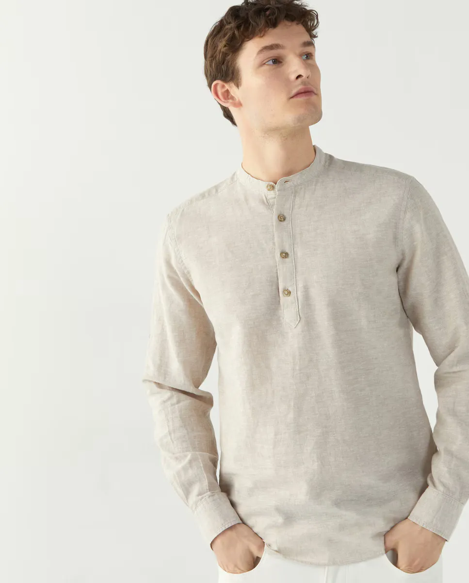 Мужская льняная рубашка Only & Sons, бежевый
Мужская льняная рубашка Only & Sons, бежевый