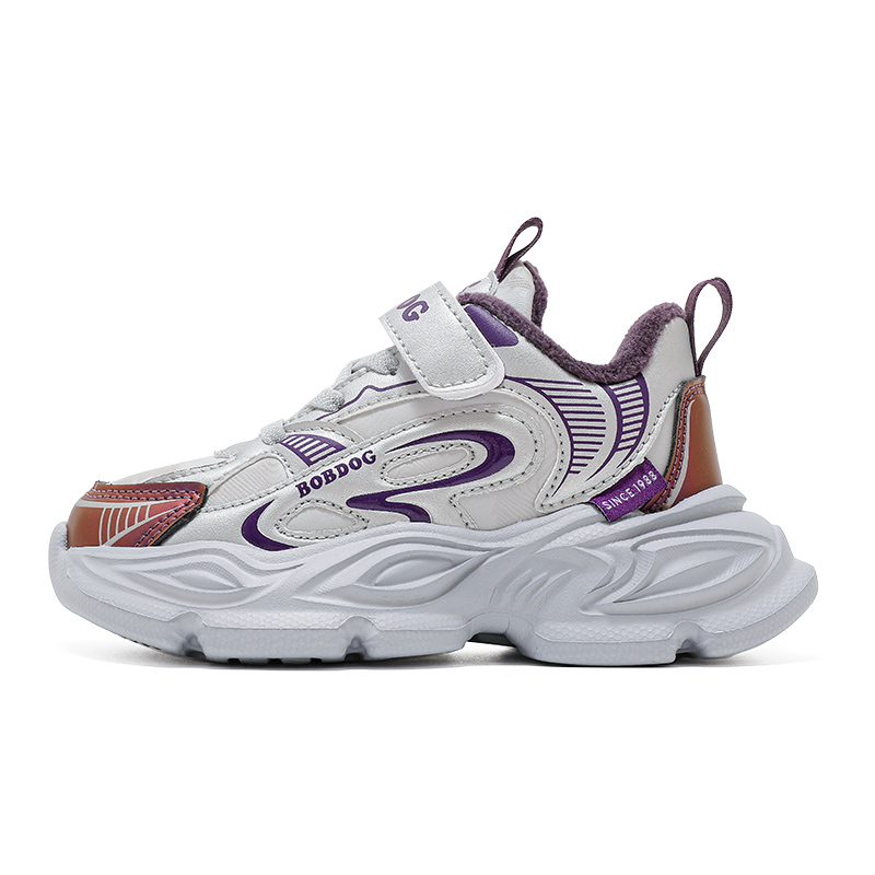 Нескользящие, износостойкие, теплые низкие детские кроссовки для повседневной носки BOBDOG, серебряный/фиолетовый
Нескользящие, износостойкие, теплые низкие детские кроссовки для повседневной носки BOBDOG, серебряный/фиолетовый