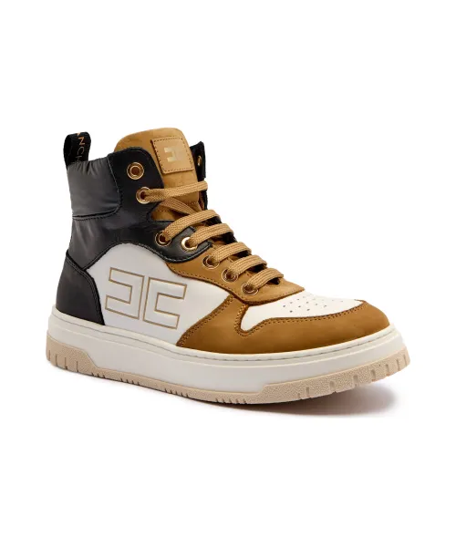 Кожаные кроссовки Elisabetta Franchi, черный
Кожаные кроссовки Elisabetta Franchi, черный