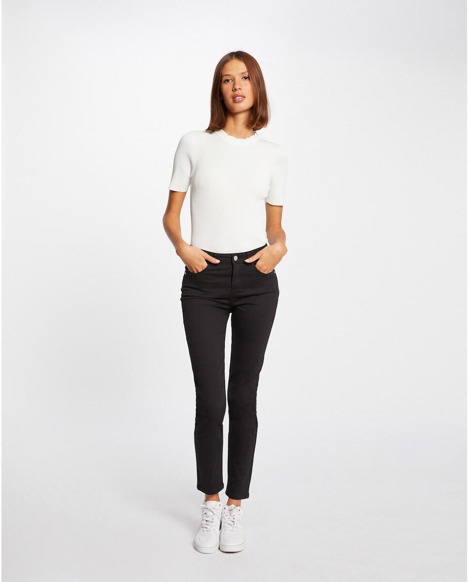 Женские узкие узкие брюки с завышенной талией Morgan, черный
Женские узкие узкие брюки с завышенной талией Morgan, черный