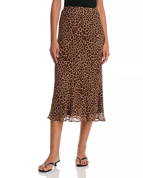 Шелковая юбка миди Cicely Paige, коричневый
Шелковая юбка миди Cicely Paige, коричневый