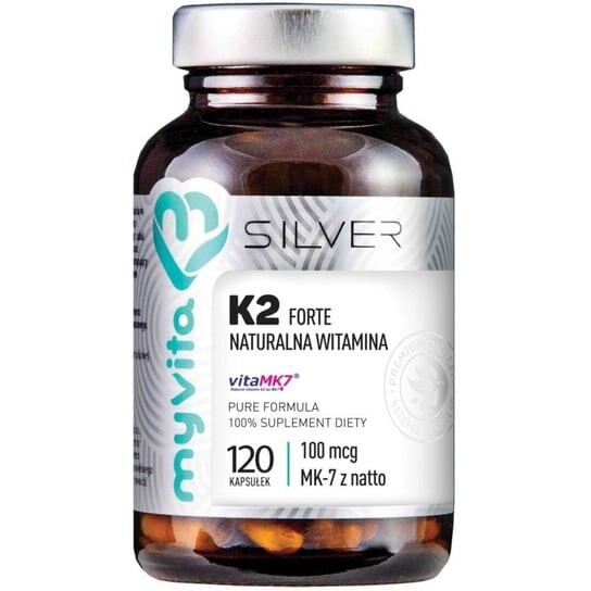 MyVita Silver Витамин К2 Форте 100 мкг 120 капсул.
MyVita Silver Витамин К2 Форте 100 мкг 120 капсул.