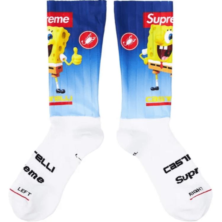 Губка Бэби, Collaboration велосипедные носки Unisex Supreme, синий
Губка Бэби, Collaboration велосипедные носки Unisex Supreme, синий