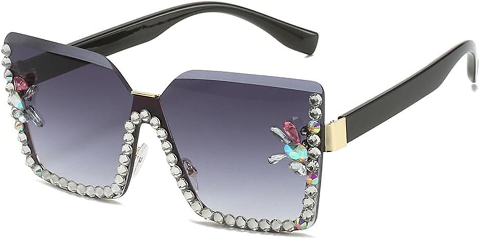 Солнцезащитные очки 2027 года для женщин, большие квадратные, с бриллиантами, модные мужские очки со стразами, полуободковые, с защитой от УФ-излучения UV400 MTZJH, C2
Солнцезащитные очки 2027 года для женщин, большие квадратные, с бриллиантами, модные мужские очки со стразами, полуободковые, с защитой от УФ-излучения UV400 MTZJH, C2