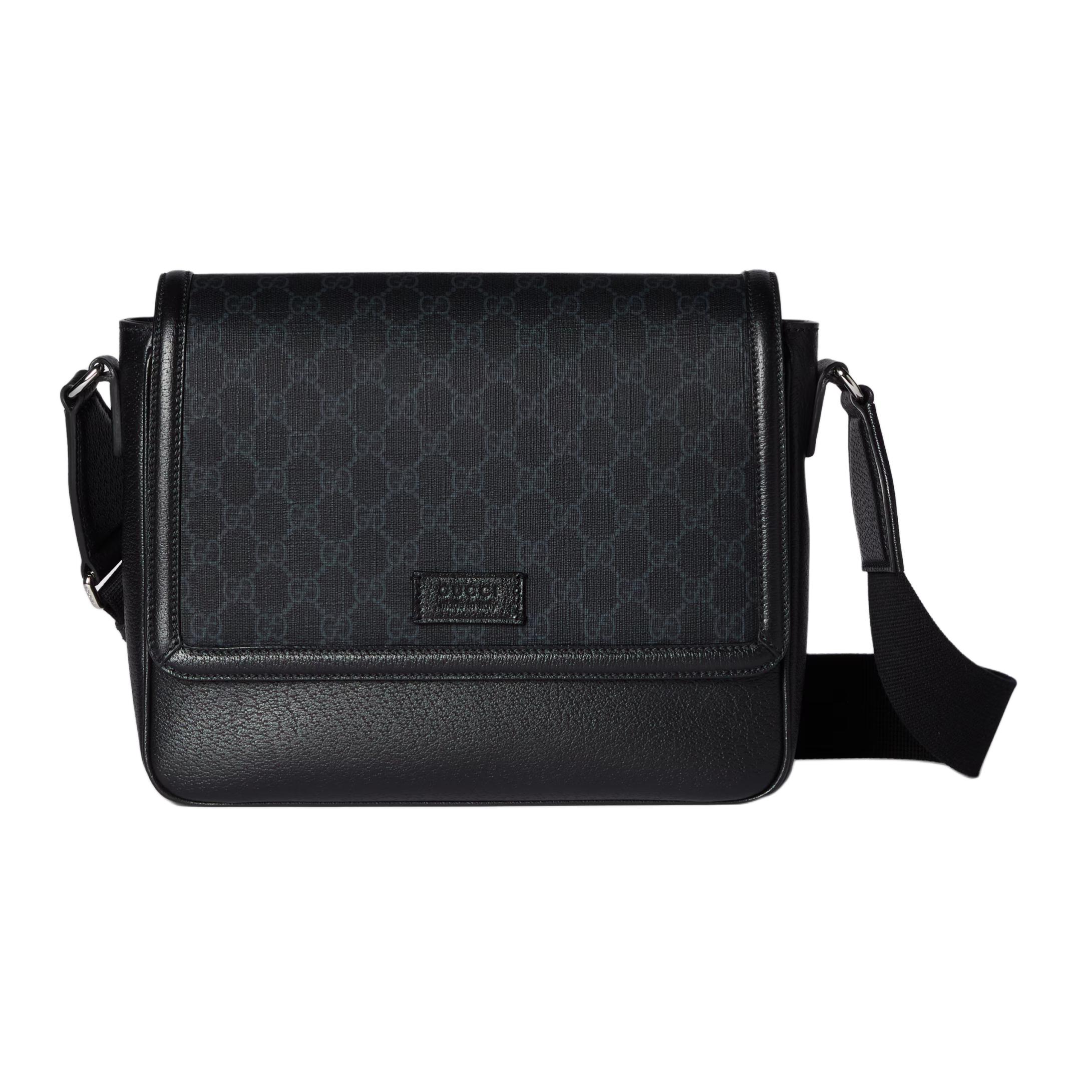 GUCCI Кожаная мужская наплечная сумка кросс-боди среднего размера черная
GUCCI Кожаная мужская наплечная сумка кросс-боди среднего размера черная