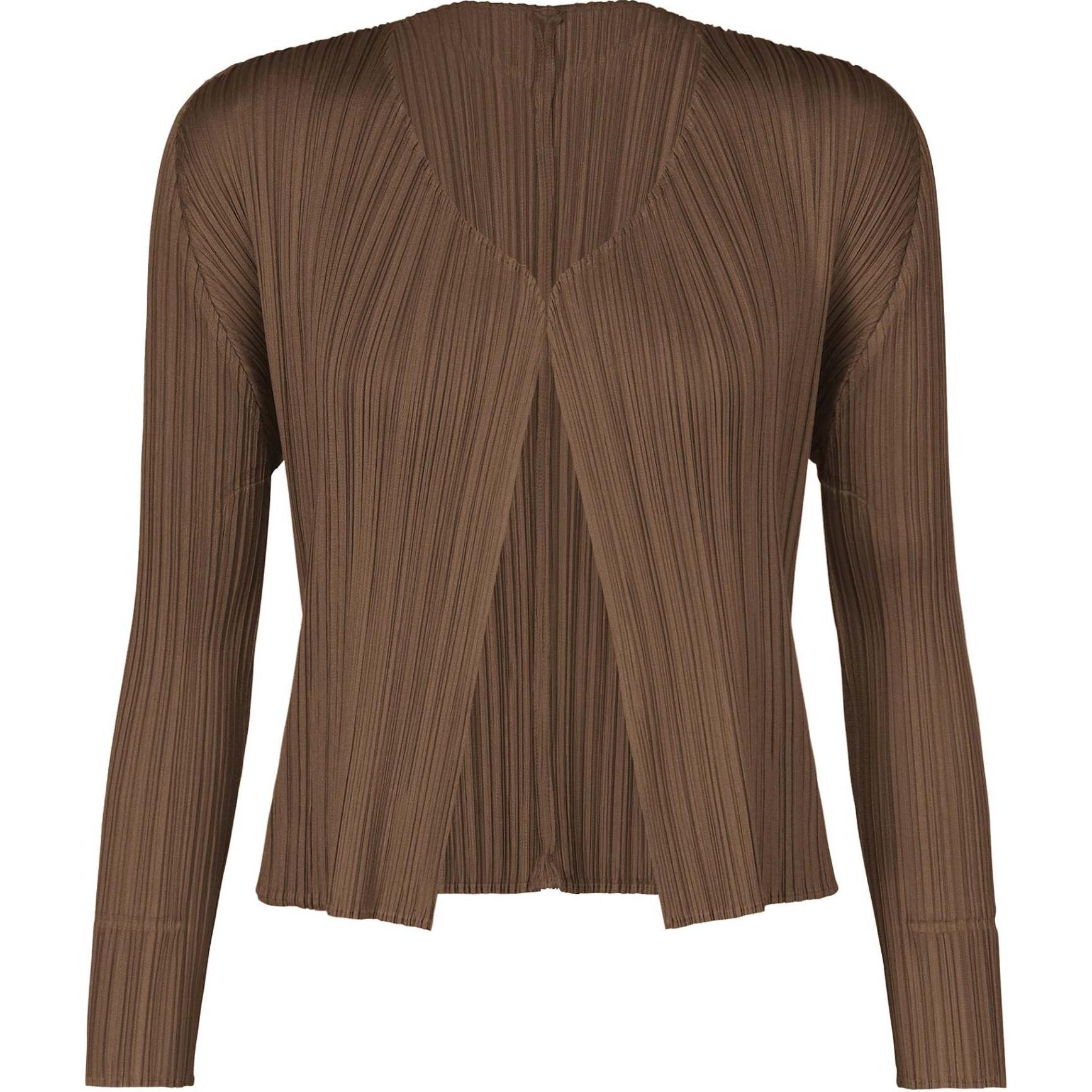Плиссированный кардиган с длинными рукавами PLEATS PLEASE ISSEY MIYAKE, Umber
Плиссированный кардиган с длинными рукавами PLEATS PLEASE ISSEY MIYAKE, Umber
