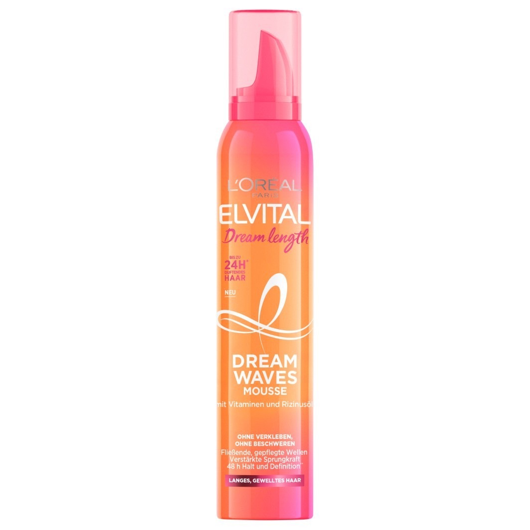 Мусс для волос elvital dream length dream waves mousse Loreal Paris, объем 200 мл
Мусс для волос elvital dream length dream waves mousse Loreal Paris, объем 200 мл