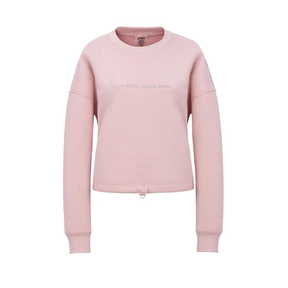 Свитшот женский розовый Asics 
Свитшот женский розовый Asics