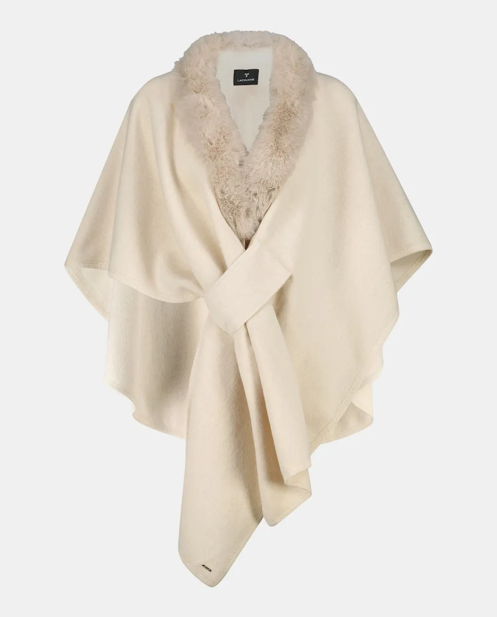 Пальто типа накидки с искусственным мехом Latouche, экрю
Пальто типа накидки с искусственным мехом Latouche, экрю