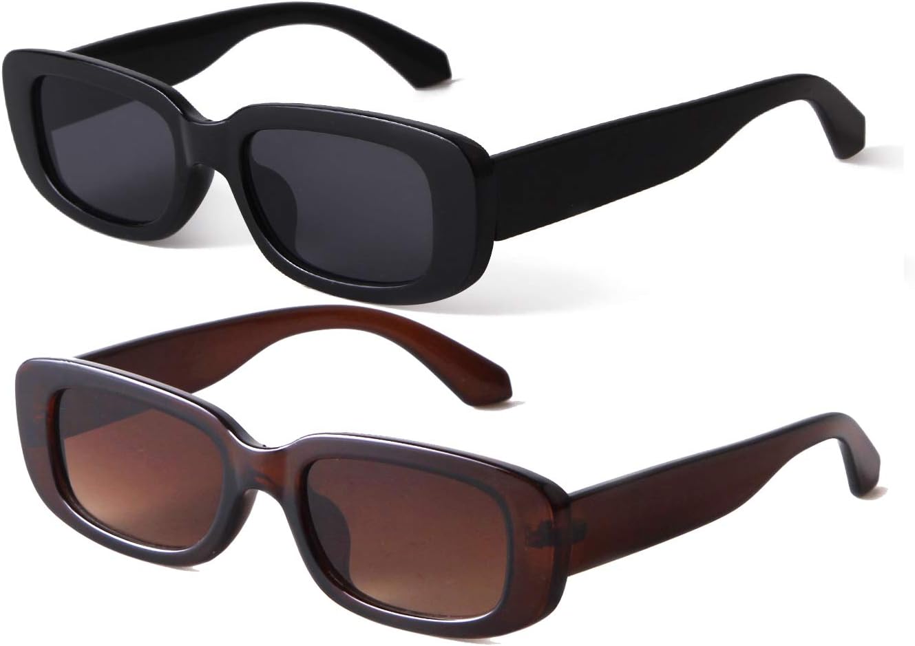 Солнцезащитные очки SORVINO прямоугольной формы для женщин и мужчин, модные ретро-очки в стиле 90-х, винтажные, черная квадратная оправа, очки в стиле Y2K, Black+brown
Солнцезащитные очки SORVINO прямоугольной формы для женщин и мужчин, модные ретро-очки в стиле 90-х, винтажные, черная квадратная оправа, очки в стиле Y2K, Black+brown
