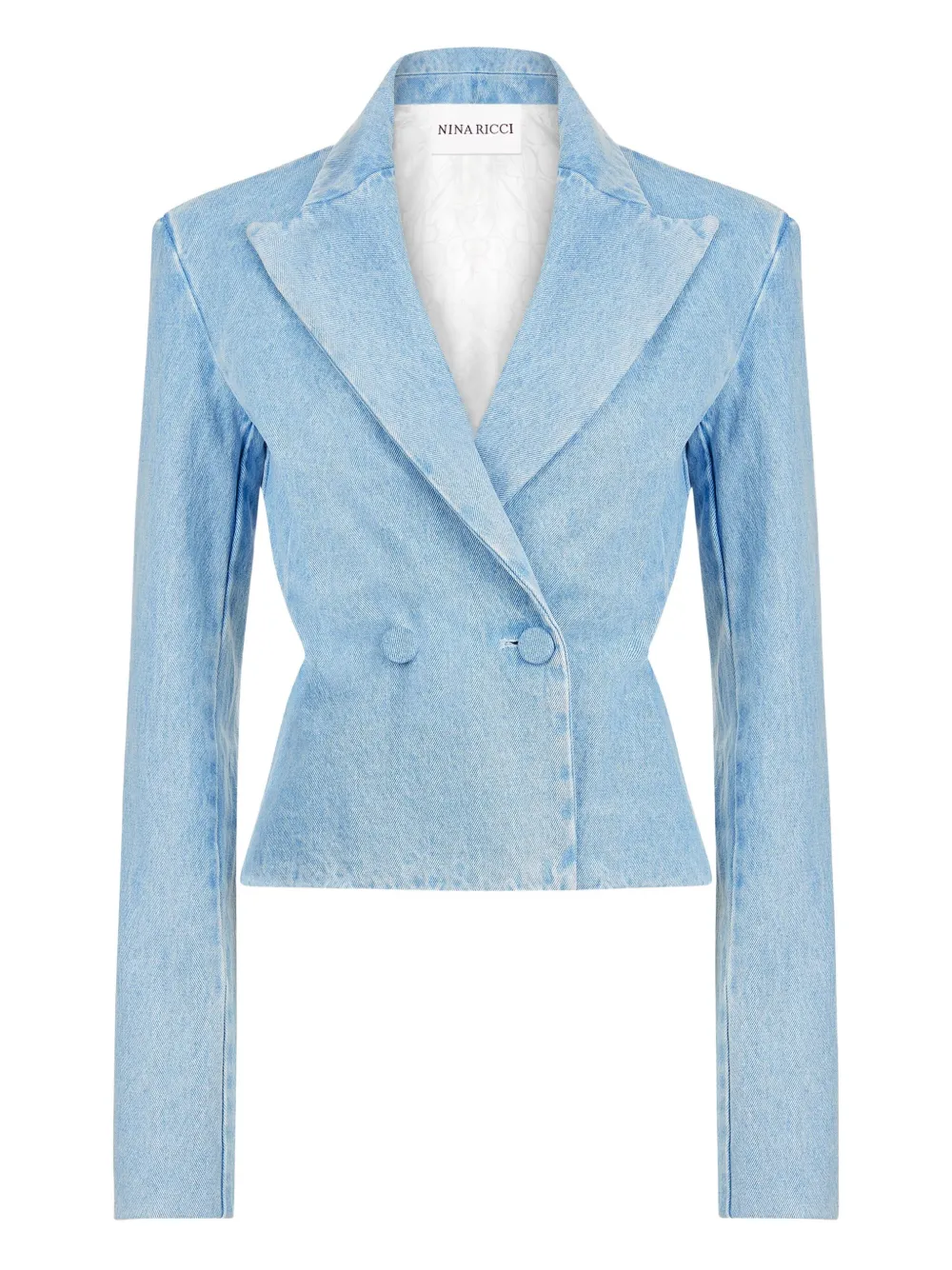 Джинсовый блейзер с вырезами Nina Ricci, синий
Джинсовый блейзер с вырезами Nina Ricci, синий