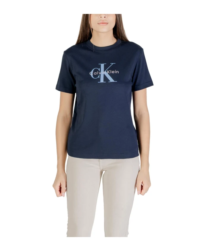 Синяя футболка с короткими рукавами и принтом Calvin Klein Jeans, синий
Синяя футболка с короткими рукавами и принтом Calvin Klein Jeans, синий