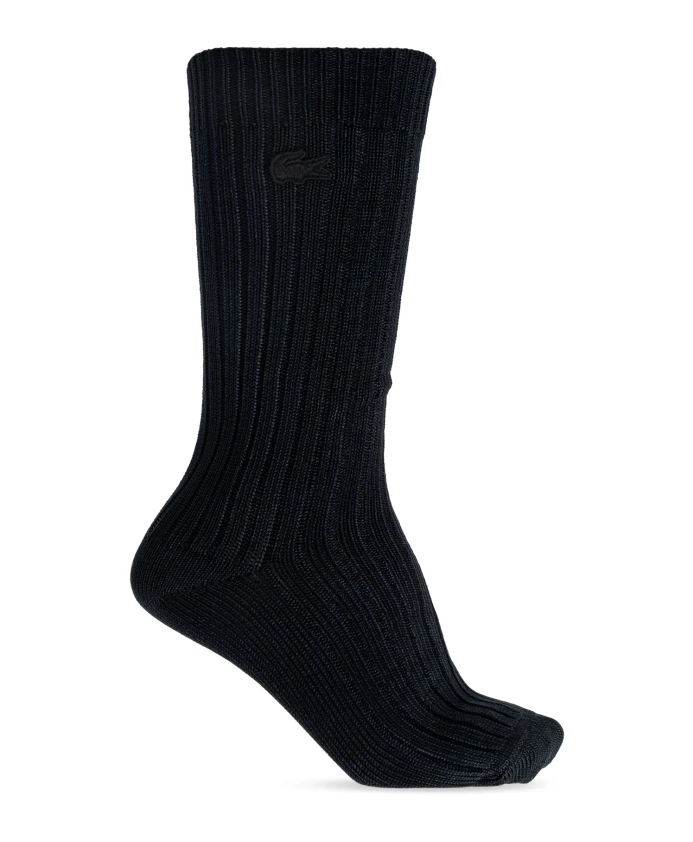 Ребристые носки с подиума Lacoste, черный
Ребристые носки с подиума Lacoste, черный