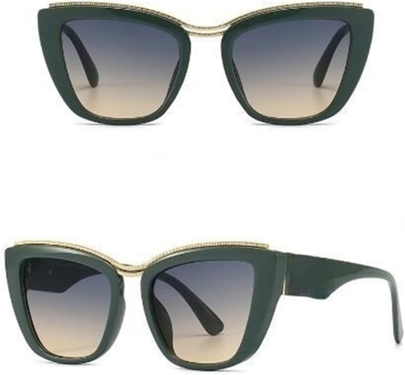 Круглые солнцезащитные очки «кошачий глаз» для женщин и мужчин, ретро-очки овальной формы, солнцезащитные очки «кошачий глаз» с защитой от УФ-излучения UV400 LANGSER, Dark Green
Круглые солнцезащитные очки «кошачий глаз» для женщин и мужчин, ретро-очки овальной формы, солнцезащитные очки «кошачий глаз» с защитой от УФ-излучения UV400 LANGSER, Dark Green