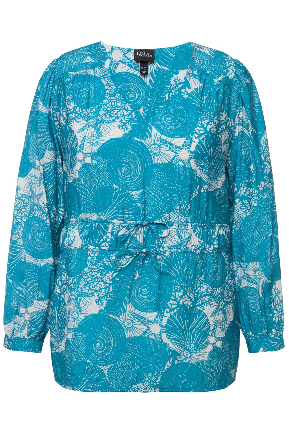 Блуза Ulla Popken, аква
Блуза Ulla Popken, аква