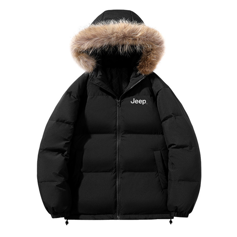 Пуховик Unisex Jeep, Обсидиановый черный 
Пуховик Unisex Jeep, Обсидиановый черный