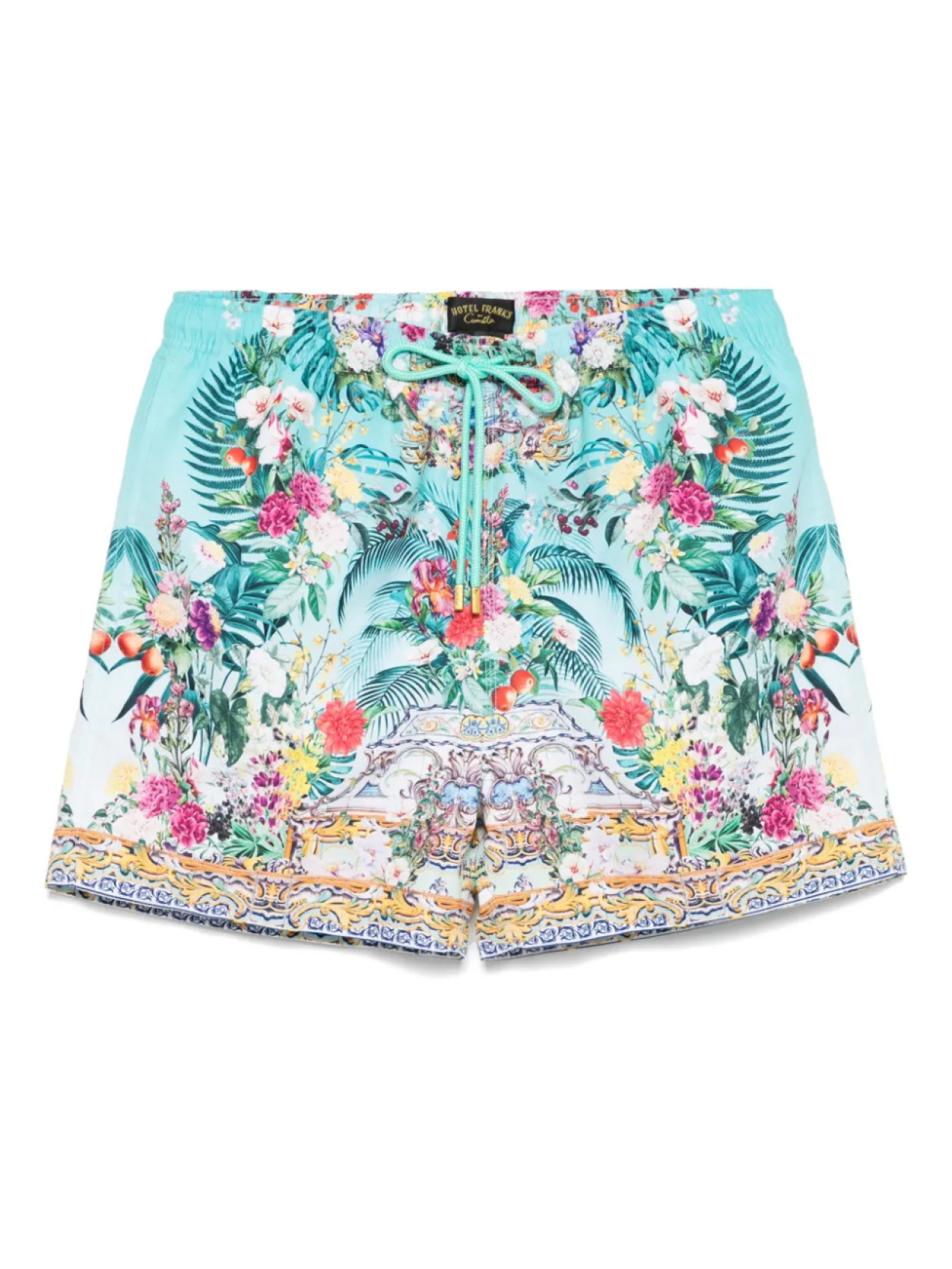 Camilla плавки-шорты с принтом Garden of Queluz, зеленый
Camilla плавки-шорты с принтом Garden of Queluz, зеленый