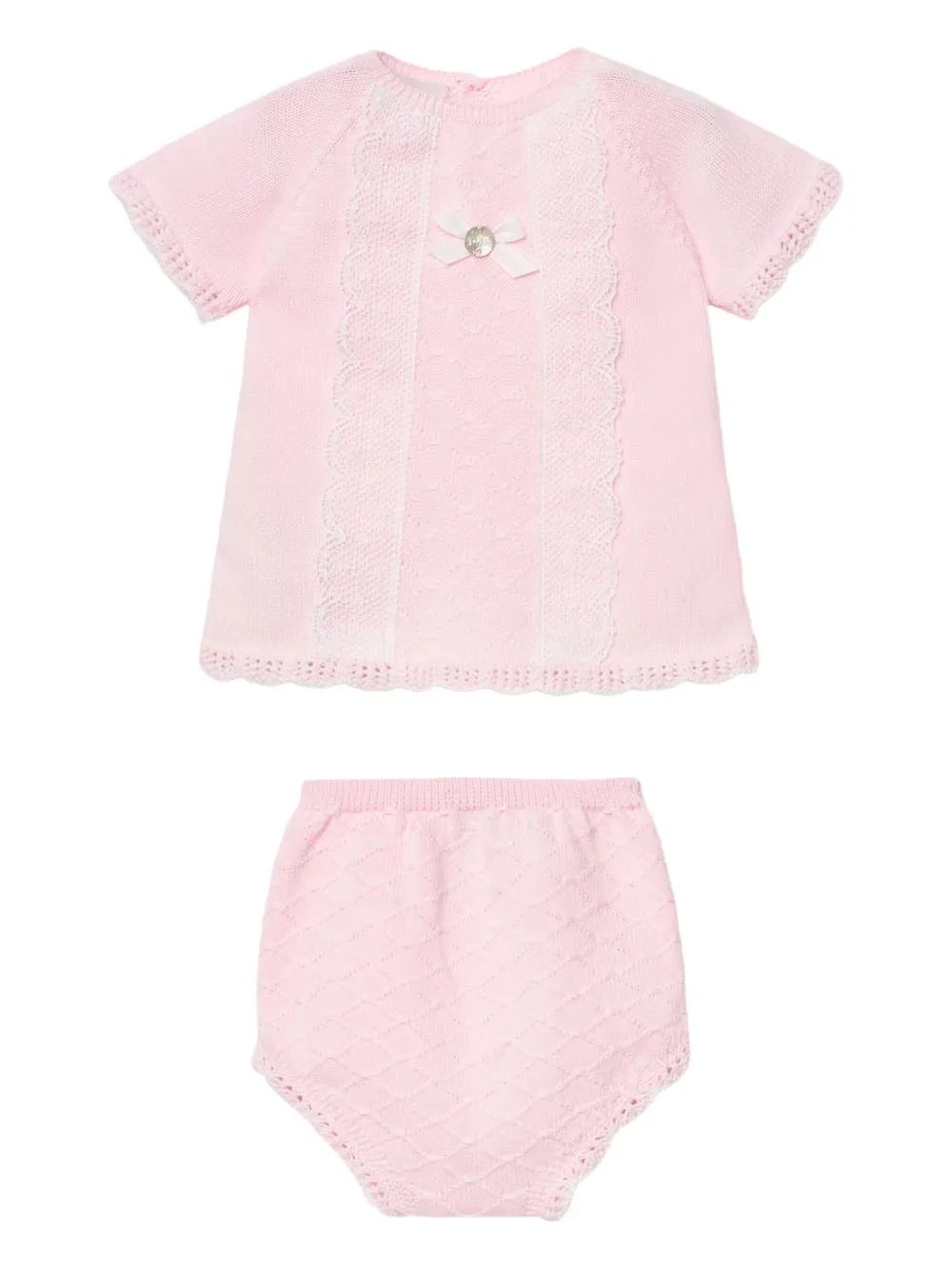 Комплект трикотажных бюстгальтеров с кружевной отделкой Paz Rodriguez, розовый
Комплект трикотажных бюстгальтеров с кружевной отделкой Paz Rodriguez, розовый