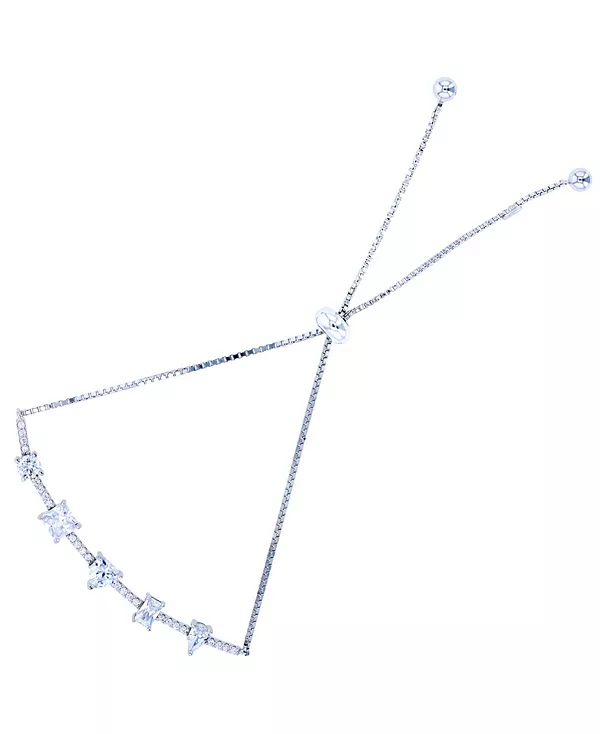 Браслет-Боло с регулируемой застежкой из кубического циркония, выполненный из стерлингового серебра (также из 14-каратного золота поверх серебра) Macy'S, white
Браслет-Боло с регулируемой застежкой из кубического циркония, выполненный из стерлингового серебра (также из 14-каратного золота поверх серебра) Macy'S, white