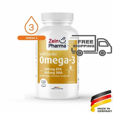 Omega 3 Gold Cardio Edition Здоровье сердца 400EPA 300DHA 120 капсул Zeinpharma
Omega 3 Gold Cardio Edition Здоровье сердца 400EPA 300DHA 120 капсул Zeinpharma