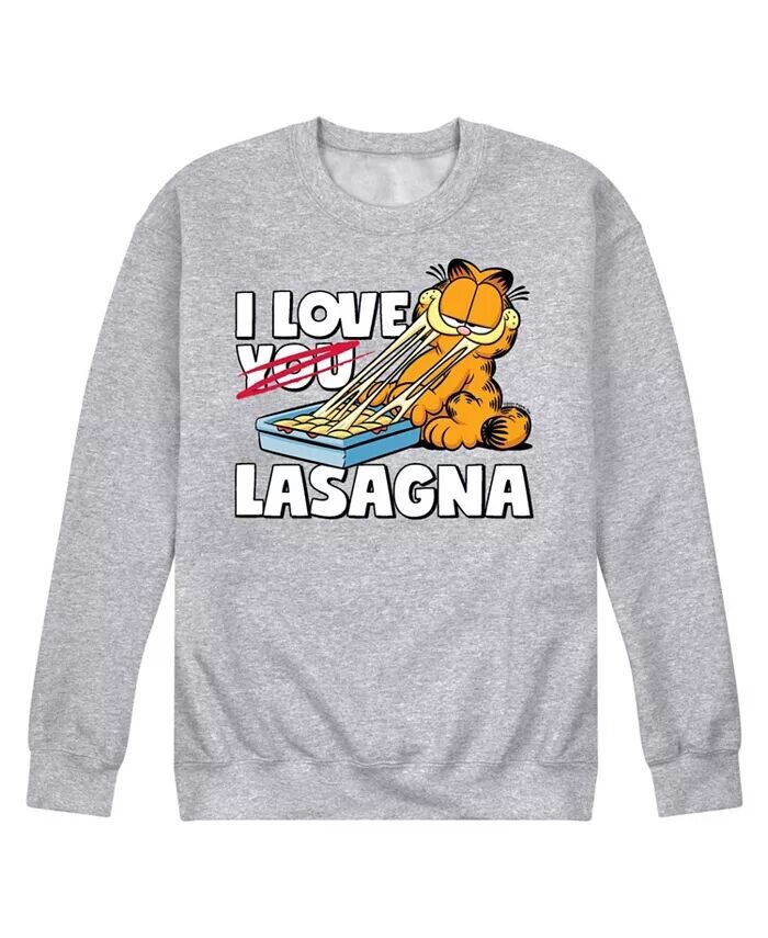 Мужская флисовая толстовка Garfield Love Lasagna AIRWAVES, серый 
Мужская флисовая толстовка Garfield Love Lasagna AIRWAVES, серый