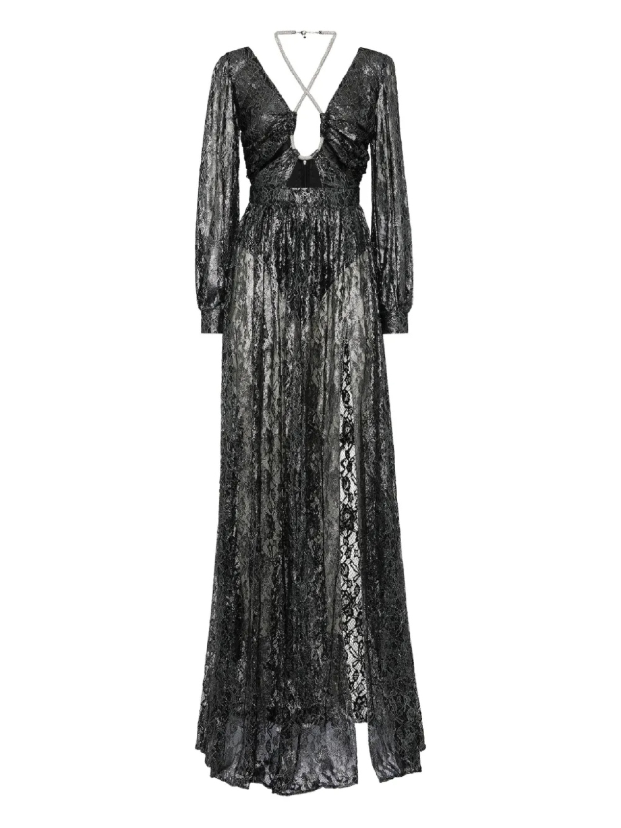 Длинное платье Philipp Plein из кристального кружева, черный
Длинное платье Philipp Plein из кристального кружева, черный