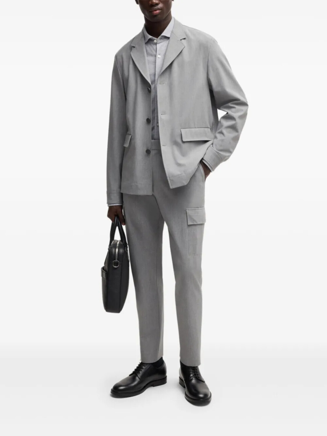 BOSS рубашка из джерси, серый
BOSS рубашка из джерси, серый