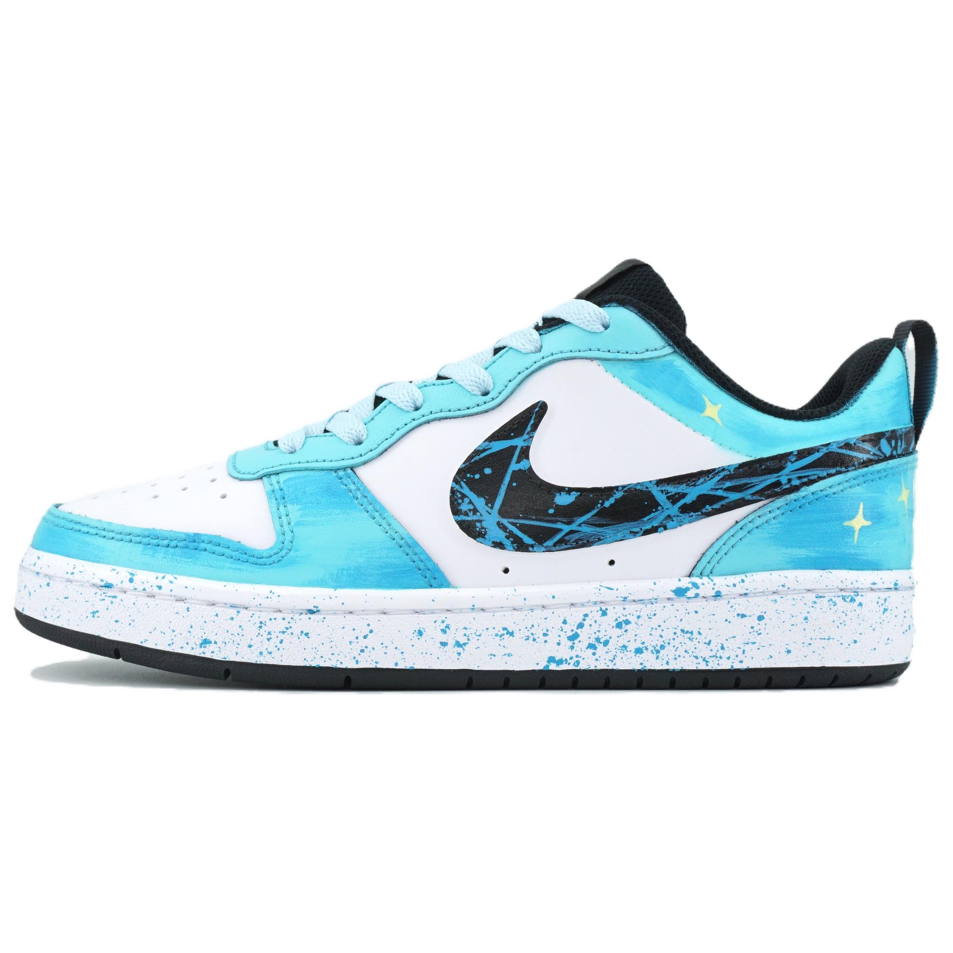 Nike Court Borough Blues Pulse устойчивые к истиранию низкие скейтерские кроссовки Kids'
Nike Court Borough Blues Pulse устойчивые к истиранию низкие скейтерские кроссовки Kids'