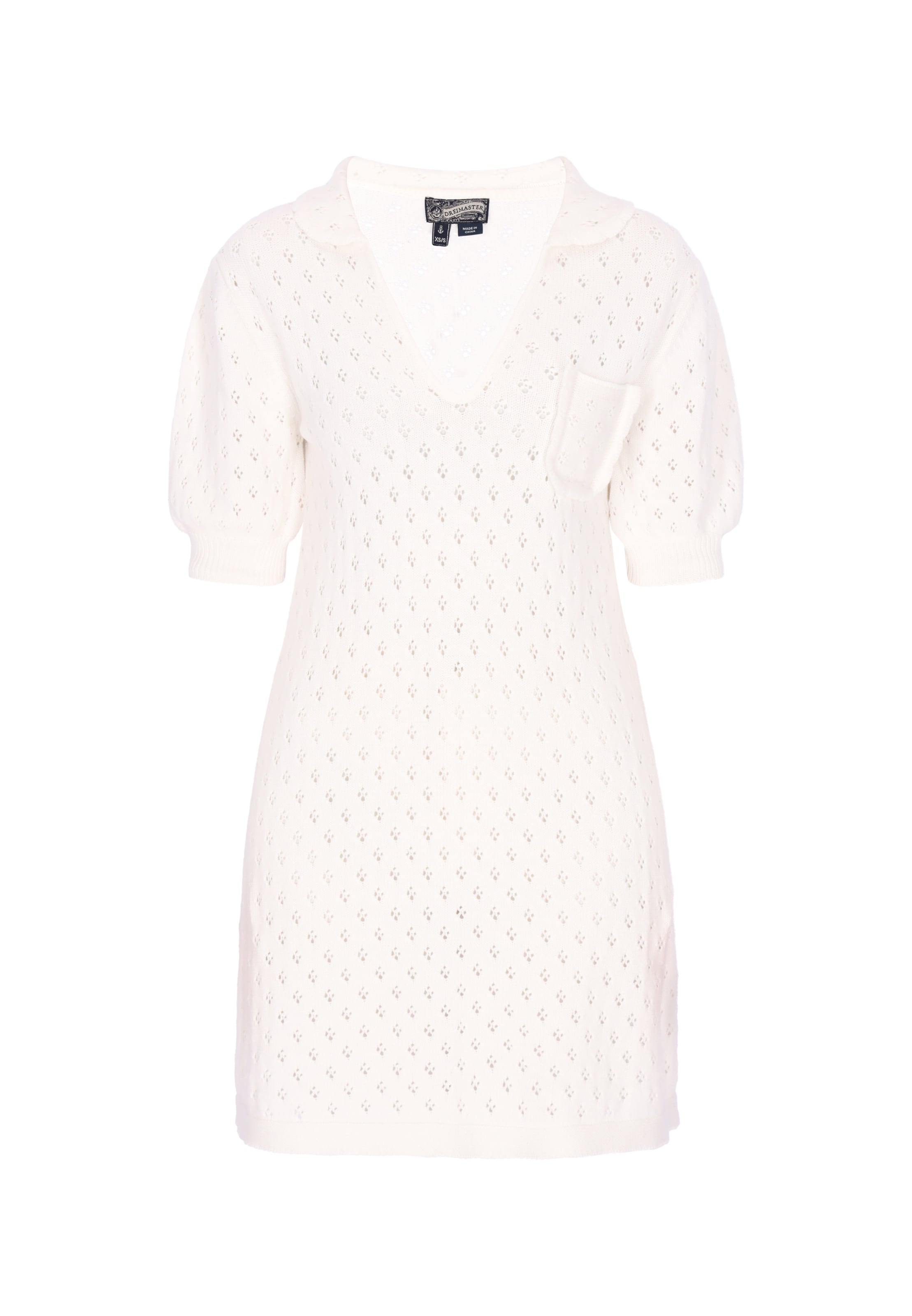 DreiMaster Vintage Вязаное платье в цвете Off White
DreiMaster Vintage Вязаное платье в цвете Off White