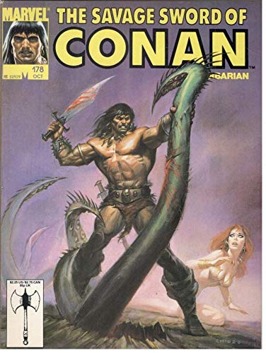 The Savage Sword of Conan No. 178 : October 1990 (Marvel Comics)
The Savage Sword of Conan No. 178 : October 1990 (Marvel Comics)